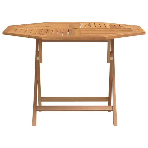vidaXL Table pliable de jardin 110x110x75 cm bois massif de teck