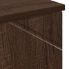 vidaXL Cabinet de salle de bain avec porte Ch&ecirc;ne brun 30 x 35 x 192 cm