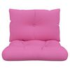 vidaXL Coussins de palette lot de 2 rose tissu Oxford