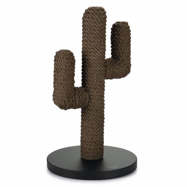 Designed by Lotte Cactus &agrave; gratter pour chat Bois 35x60 cm Noir