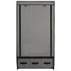 vidaXL Garde-robe Gris 87 x 49 x 159 cm Tissu