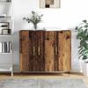 vidaXL Buffet Bois ancien 90 x 34 x 80 cm Bois d'ing&eacute;nierie