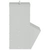 vidaXL Mangeoire pour poules Argent 20 x 25 x 35 cm Acier galvanis&eacute;