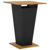 vidaXL Ensemble de bar de jardin 5 pcs et coussins R&eacute;sine tress&eacute;e Noir