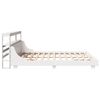 vidaXL Cadre de lit sans matelas blanc 180x200 cm bois massif de pin