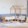 vidaXL Ensemble de lit de jour et de banc avec toit sans matelas
