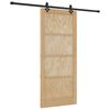 vidaXL Porte coulissante ORKDAL 86 x 198,5 cm Bois de pin massif