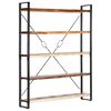 vidaXL Biblioth&egrave;que 5 niveaux 140x30x180cm Bois solide de r&eacute;cup&eacute;ration