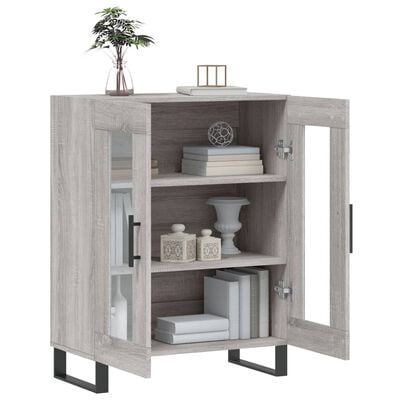 vidaXL Buffet sonoma gris 69,5x34x90 cm bois d'ingénierie