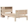 vidaXL Lit biblioth&egrave;que sans matelas 90x200 cm bois de pin massif