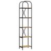 vidaXL &Eacute;tag&egrave;re Ch&ecirc;ne artisanal 40 x 30 x 183 cm Bois d'ing&eacute;nierie