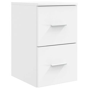 vidaXL Meuble de Salle de Bain In-between Blanc 30 x 35 x 50 cm