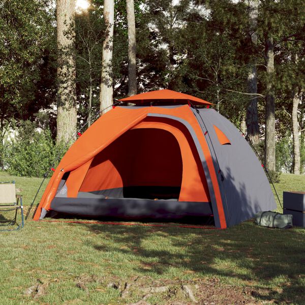 vidaXL Tente de camping &agrave; d&ocirc;me 4 personnes lib&eacute;ration rapide