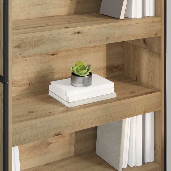 vidaXL Biblioth&egrave;que 2 pcs Ch&ecirc;ne artisan 80 x 30 x 155 cm