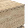 vidaXL Table de chevet avec 3 tiroirs ch&ecirc;ne sonoma 39x35x65 cm