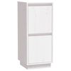 vidaXL Buffet Blanc 31,5x34x75 cm Bois massif de pin