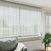 vidaXL Rideau en Dentelle Floral Blanc 140 x 750 cm Polyester