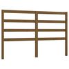 vidaXL T&ecirc;te de lit Marron miel 146x4x100 cm Bois massif de pin