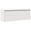 vidaXL Armoire murale Blanc 100x30x35 cm Bois de pin massif
