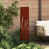 vidaXL &Eacute;cran de confidentialit&eacute; de jardin Fretwork Rouill&eacute; 32 x 140 cm