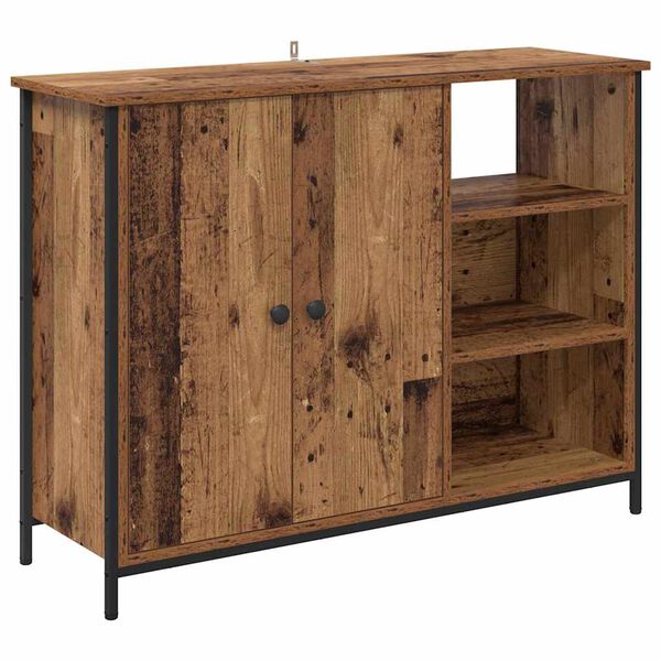 vidaXL Buffet Bois Ancien 100 x 33 x 75 cm Bois d'ing&eacute;nierie