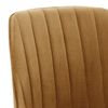 vidaXL Chaises pivotantes &agrave; manger lot de 4 marron velours