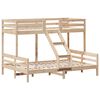 vidaXL Lit superpos&eacute; sans matelas 90x200/140x200 cm bois massif