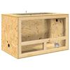 vidaXL Terrarium Marron 80 x 50 x 50 cm OSB