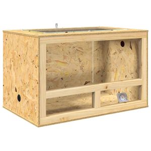vidaXL Terrarium Marron 80 x 50 x 50 cm OSB