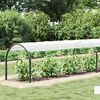 vidaXL B&acirc;che transparente avec &oelig;illets 1x10 m poly&eacute;thyl&egrave;ne