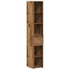 vidaXL Armoire de rangement 2 pcs Bois ancien 30 x 42,5 x 225 cm