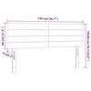 vidaXL T&ecirc;tes de lit 2 pcs Gris clair 72x5x78/88 cm Velours