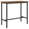 vidaXL table Bois ancien 100 x 50 x 90,5 cm Bois d'ing&eacute;nierie et acier