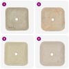 vidaXL Lavabo Cr&egrave;me 40x40x10 cm Marbre