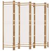 vidaXL Cloison de s&eacute;paration pliante 6 panneaux 240 cm Bambou et toile