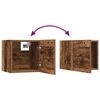 vidaXL Ensemble meuble TV 8 pcs Bois Ancien Bois d'ing&eacute;nierie