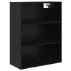 vidaXL Haut Armoire 2 pcs Ch&ecirc;ne noir Bois d'ing&eacute;nierie