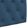 vidaXL T&ecirc;te de lit suspendue Montage mural Bleu 110 x 55 x 7 cm tissu