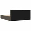 vidaXL Cadre de lit &agrave; rangement hydraulique sans matelas 160x200 cm
