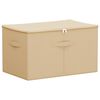 vidaXL Bo&icirc;te de rangement Tissu intiss&eacute; 60 x 43 x 35 cm 90,3 L Cr&egrave;me