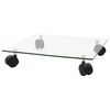 vidaXL Support carr&eacute; pour plantes 2 pcs Verre tremp&eacute; 35 x 35 cm
