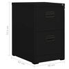 vidaXL Classeur Noir 46x62x72,5 cm Acier