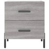 vidaXL Table de chevet sonoma gris 40x35x47,5 cm bois d&rsquo;ing&eacute;nierie