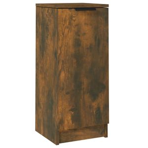vidaXL Buffet Ch&ecirc;ne fum&eacute; 30x30x70 cm Bois d'ing&eacute;nierie