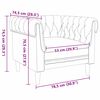 vidaXL Canap&eacute; Gris fonc&eacute; 78,5 x 74,5 x 74,5 cm Polyester
