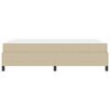 vidaXL Cadre de lit avec matelas Gris Vert Clair 160 x 200 cm tissu