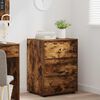 vidaXL Armoire de rangement Ch&ecirc;ne fum&eacute; 60 x 48 x 81 cm