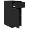 vidaXL Cabinet de Bureau Ch&ecirc;ne noir 33 x 50 x 75 cm Bois d'ing&eacute;nierie