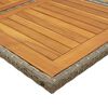 vidaXL Ensemble &agrave; manger de jardin 17 pcs et coussins r&eacute;sine tress&eacute;e