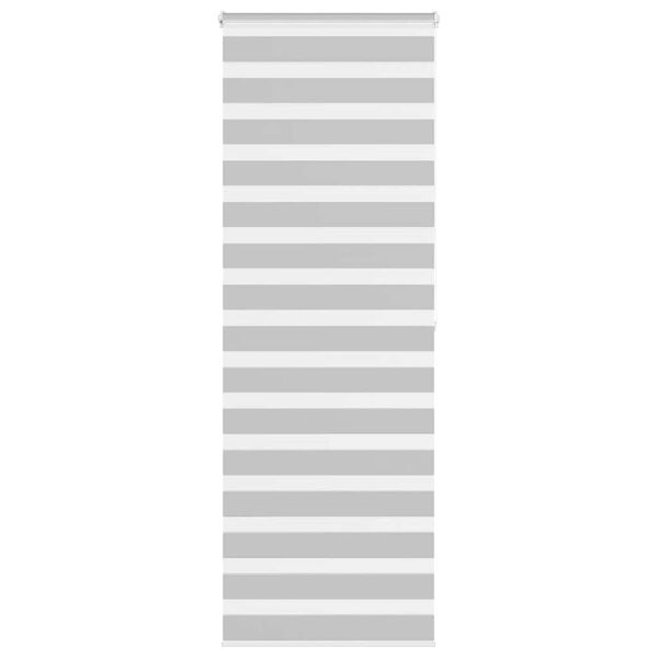 vidaXL Store z&egrave;bre gris clair largeur du tissu 85,9 cm polyester